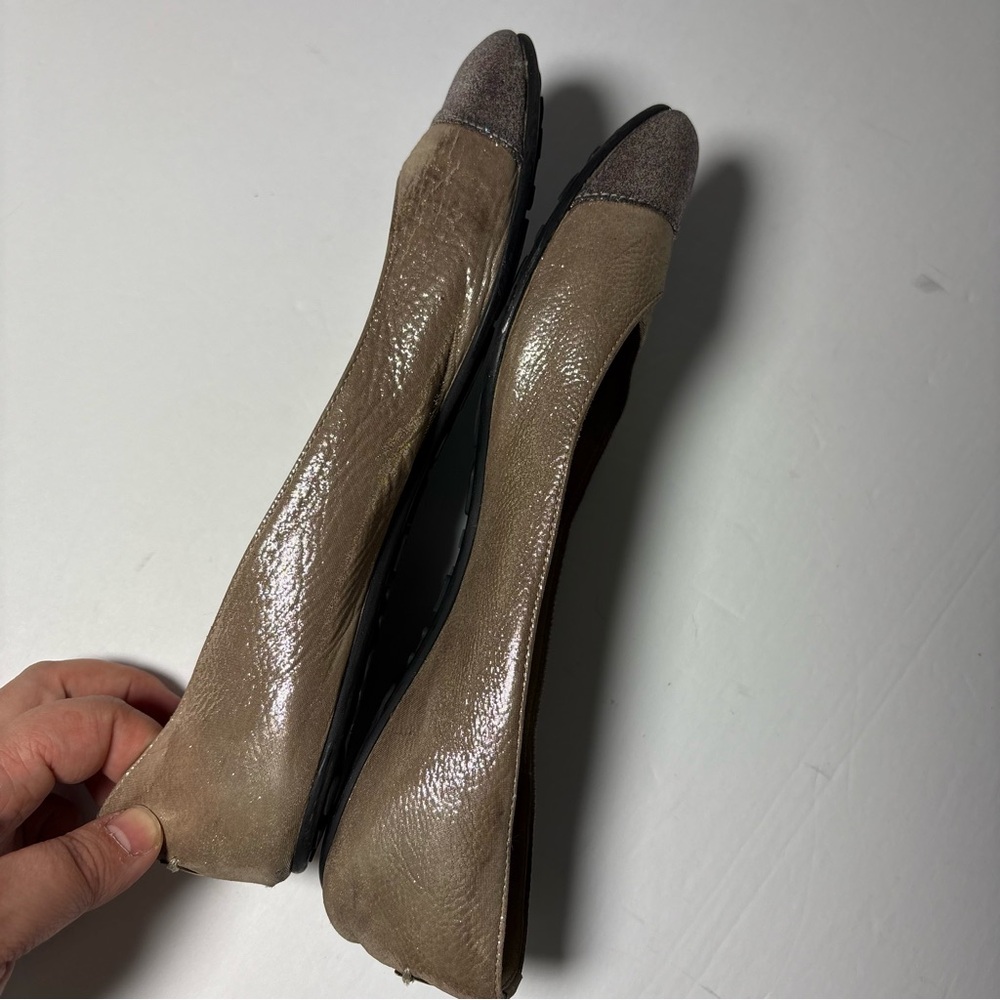 Jimmy Choo Metallic Flats - Picture 11 of 12